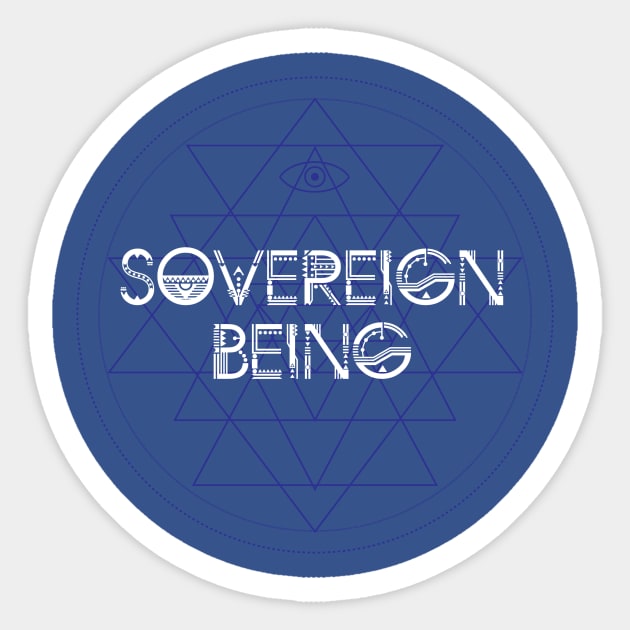 Sovereign Being Sticker by Immunitee